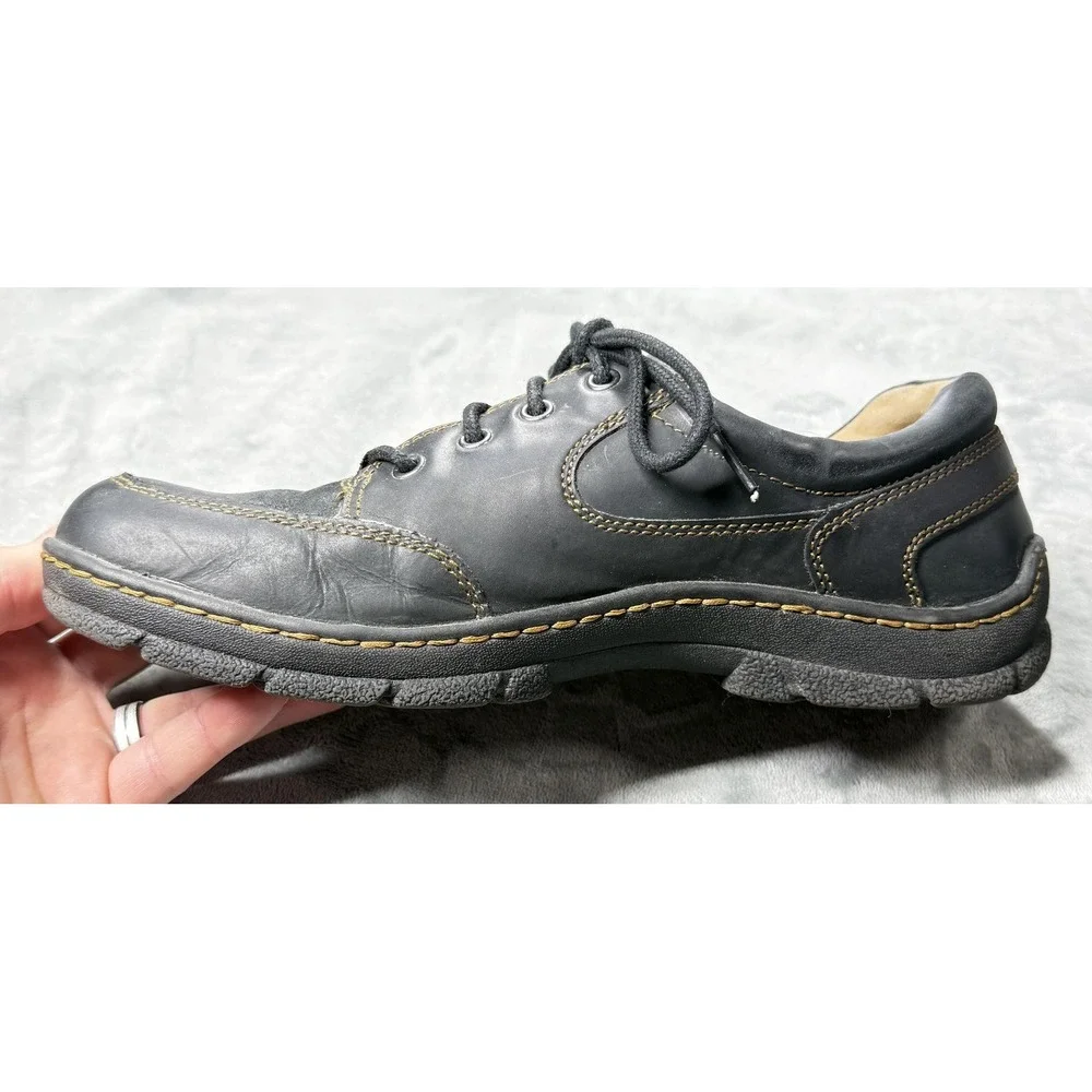 B.ø.c Born Concept Shoes Mens Size 10.5 Black Leather Lace Up‎ Casual Sneaker